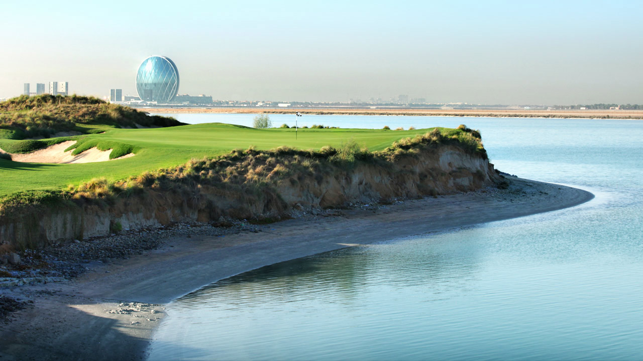 The Yas Links Golf Club, Abu Dhabi.